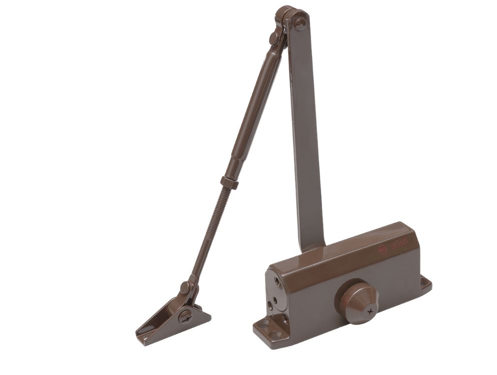 Karos ajtócsukó 25-45kg-os ajtóra, barna, SA-5012AW-bn